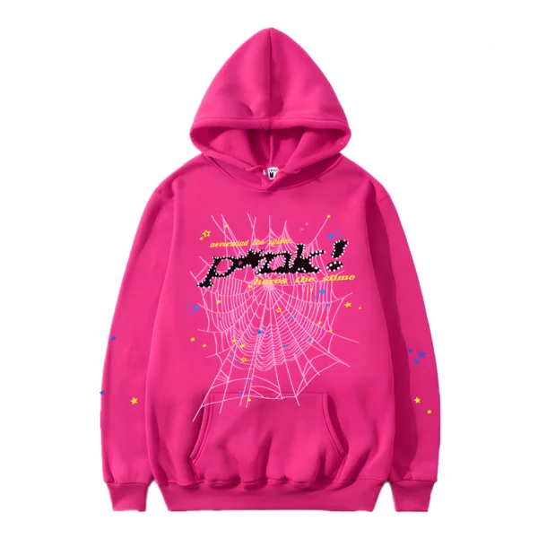 Sp5der P*NK Sweatsuit Pink hoodie