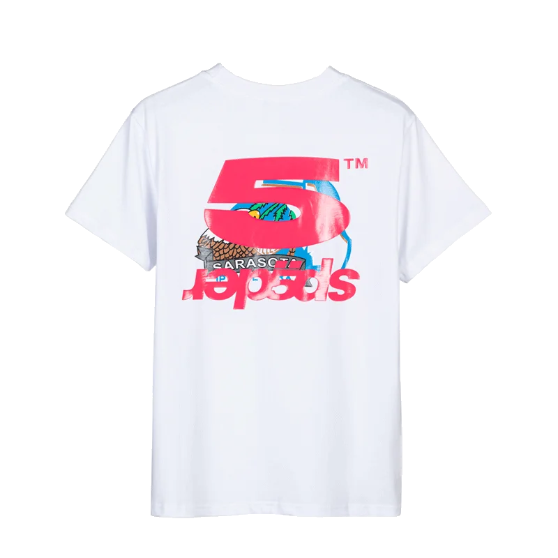 Sp5der T-Shirt SP5 White back