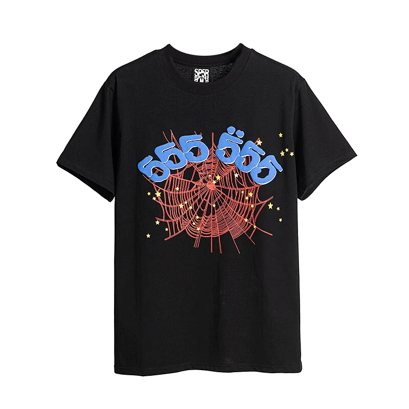 Sp5der T-Shirt 555 Black