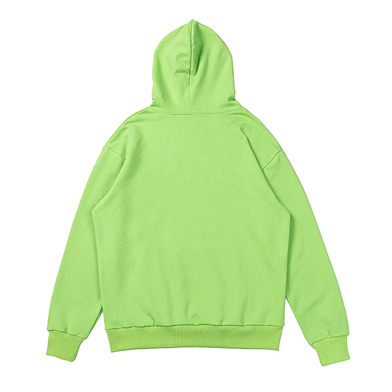 Sp5der Sweatsuit Web Slime Green hoodie back