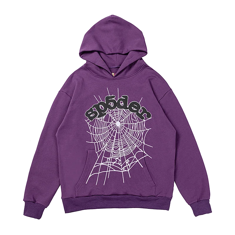 Sp5der Hoodie Web Purple