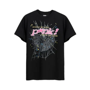 Sp5der T-Shirt P*nk Black