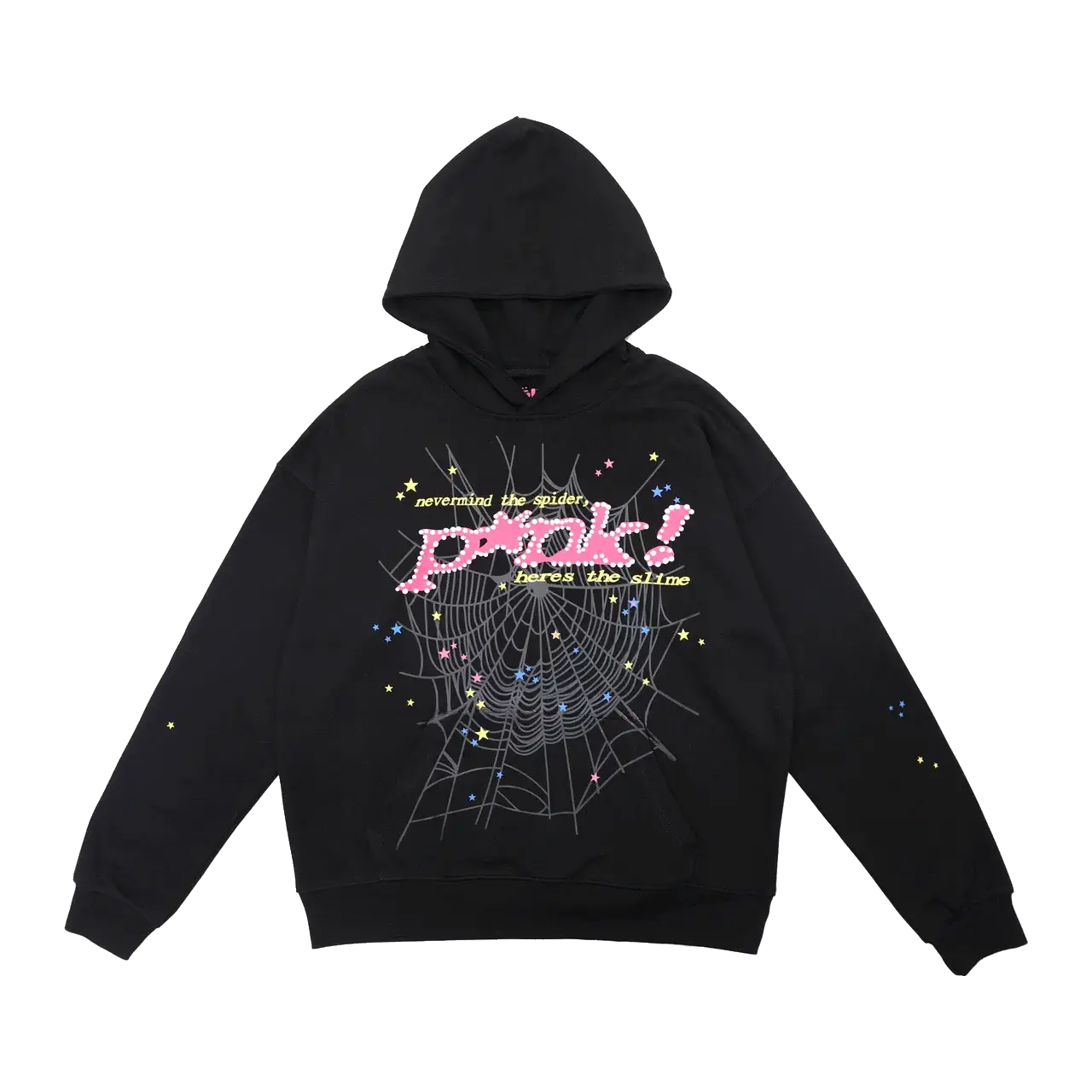 Sp5der Pnk Hoodie Black