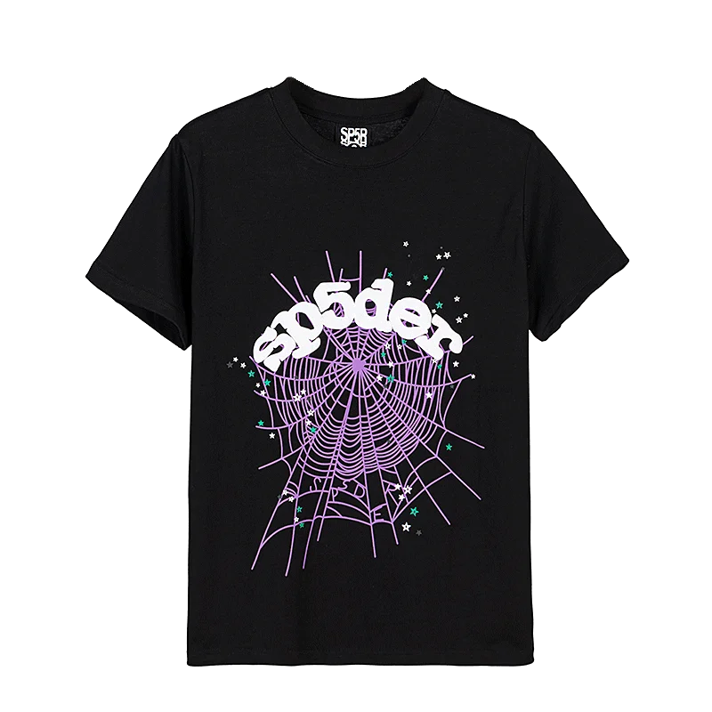 Sp5der T-Shirt Web Black
