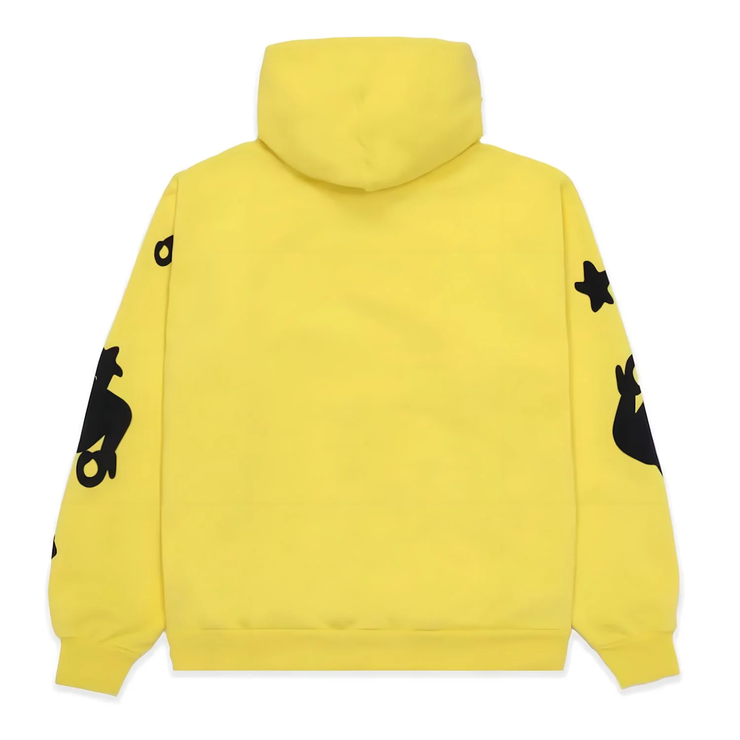 Sp5der Beluga Hoodie Yellow back