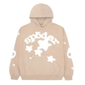 Sp5der Beluga Hoodie Sand