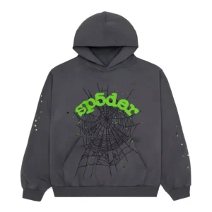 Sp5der Hoodie Web Grey