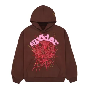 Sp5der web hoodie brown
