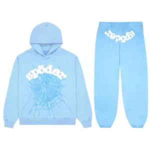 Sp5der Sweatsuit Web Sky Blue