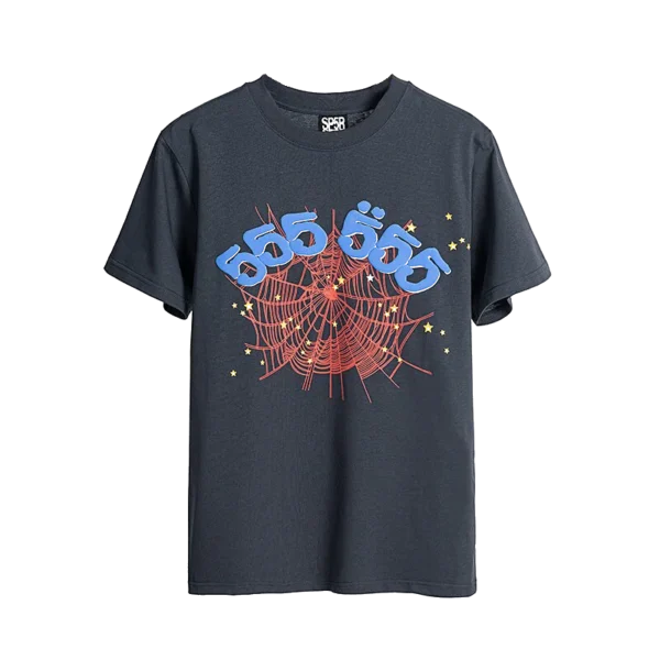 Sp5der 555 Dark Grey T-Shirt