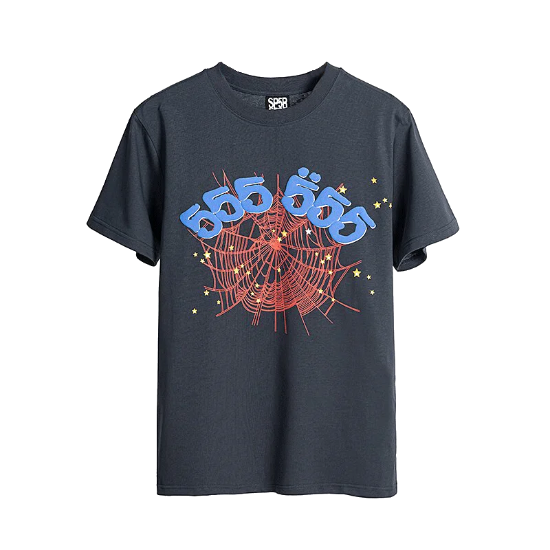 Sp5der T-Shirt 555 Dark Grey