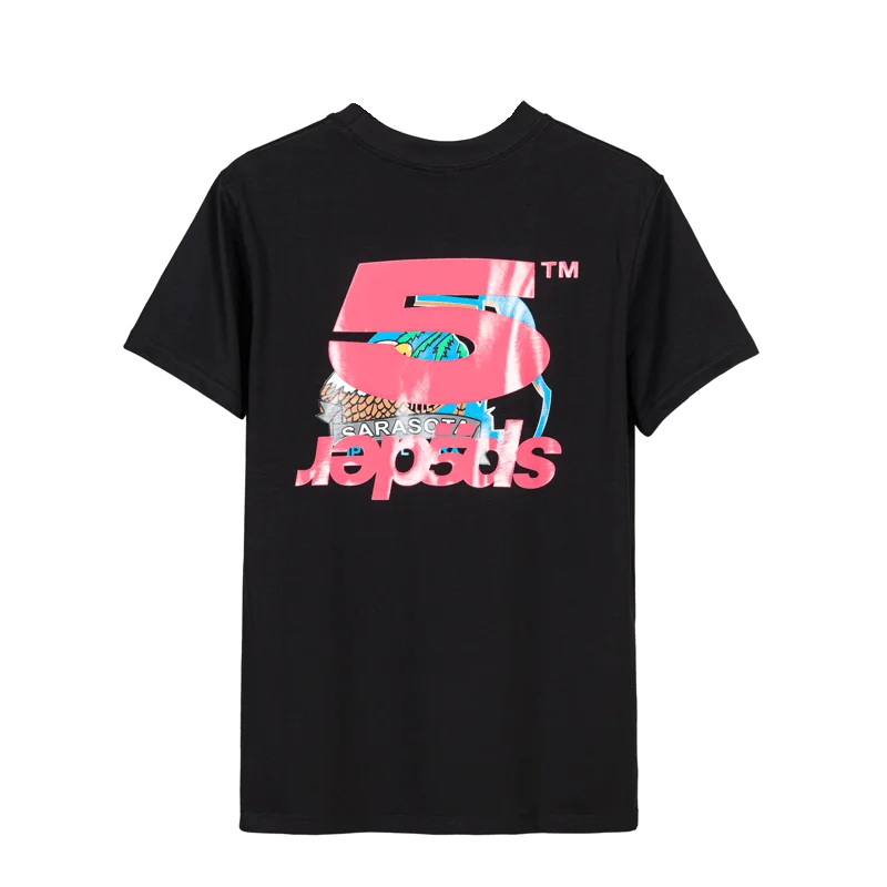 Sp5der T-Shirt Motocross Black back