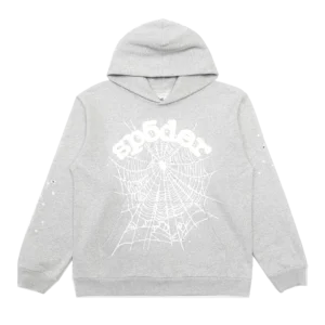 Sp5der Hoodie OG Web Grey